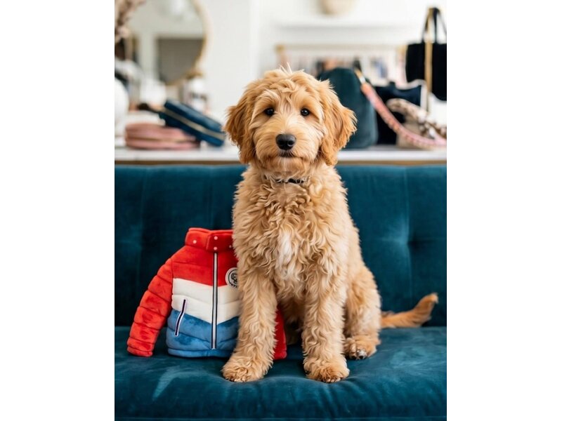 Haute Diggity Dog Muttcler Puffer Jacket  | Squeaker Dog Toy
