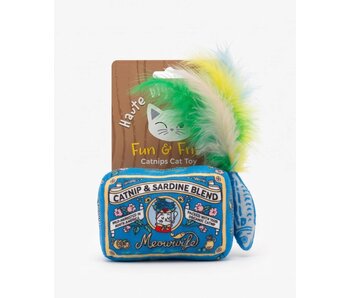 Meowwife Sardines Catnip Toy with Feathers