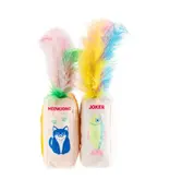 Haute Diggity Dog Meowjong Tiles Catnip Toys with Feathers Mahjong