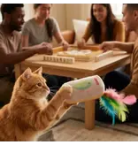 Haute Diggity Dog Meowjong Tiles Catnip Toys with Feathers Mahjong