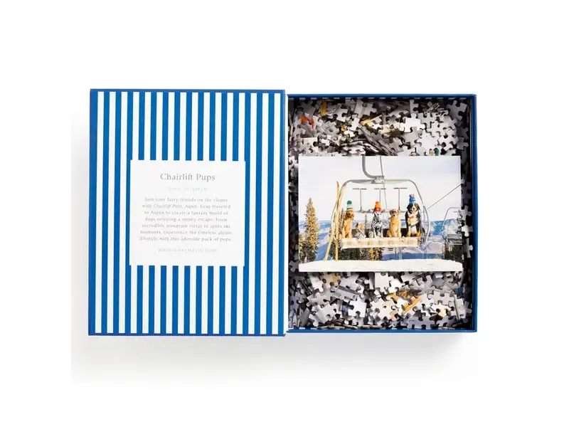 Chronicle Books Puz 1000 Book Box Gray Malin Aspen