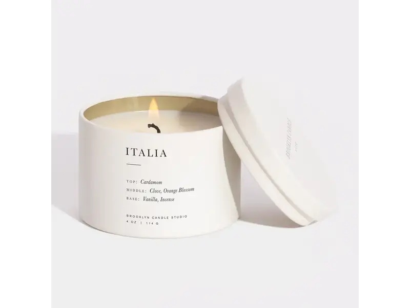 brooklyn candle studio Italia Travel Candle