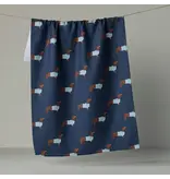 Geometry Tea Towel (18 x 30) Coastal Dachshund
