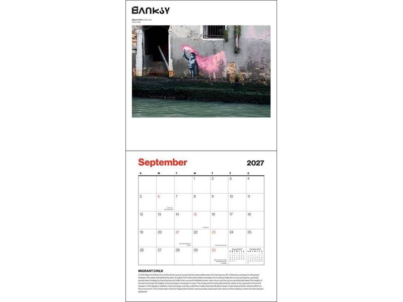 simon & schuster Banksy 2027 Wall Calendar