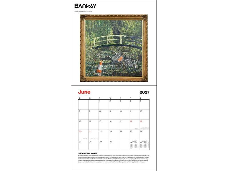 simon & schuster Banksy 2027 Wall Calendar