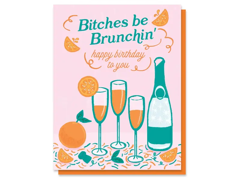 Paper Parasol Press Brunch Humorous Funny Birthday Card