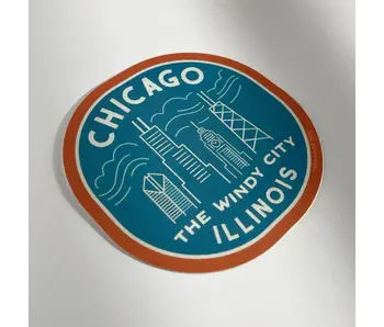 Retro Chicago Sticker