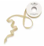 Parcel Paper 'goldenrod' Gingham Ribbon