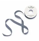 Parcel Paper 'navy' Gingham Ribbon