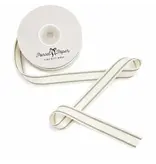 Parcel Paper 'sage Stripe' Cotton Ribbon