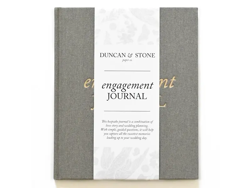 Duncan & Stone Paper Co. Engagement Journal | Gift For New Brides | Book For Couples