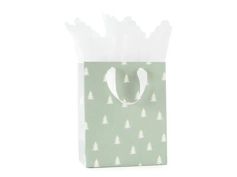 Sugar Paper Christmas Trees Gift Bag