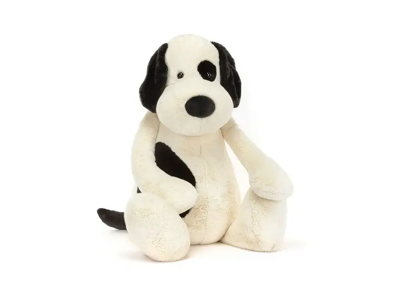 JellyCat Inc Bashful Black & Cream Puppy Gigantic