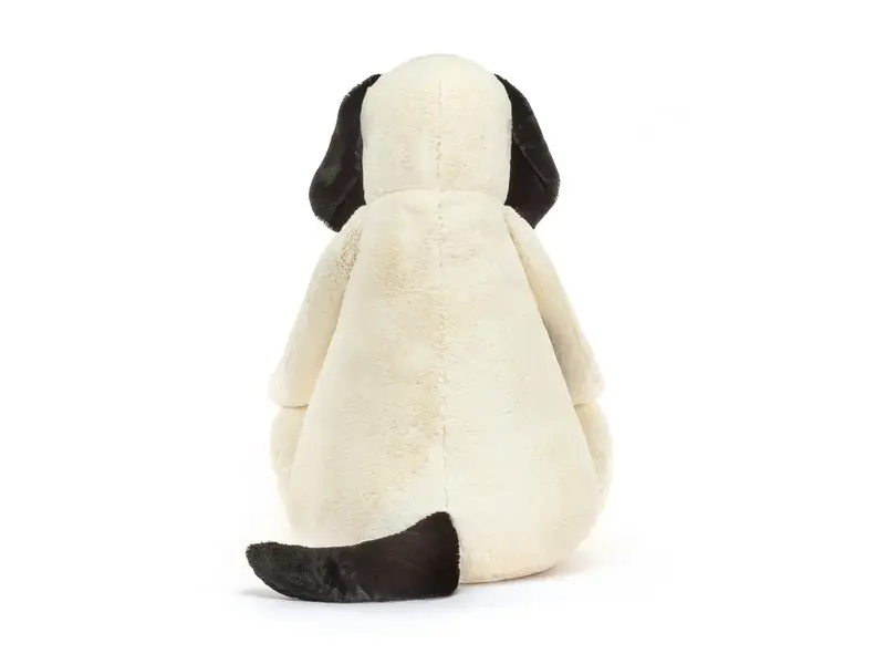 JellyCat Inc Bashful Black & Cream Puppy Gigantic