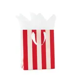 Sugar Paper Red and Pink Stripe Gift Bag
