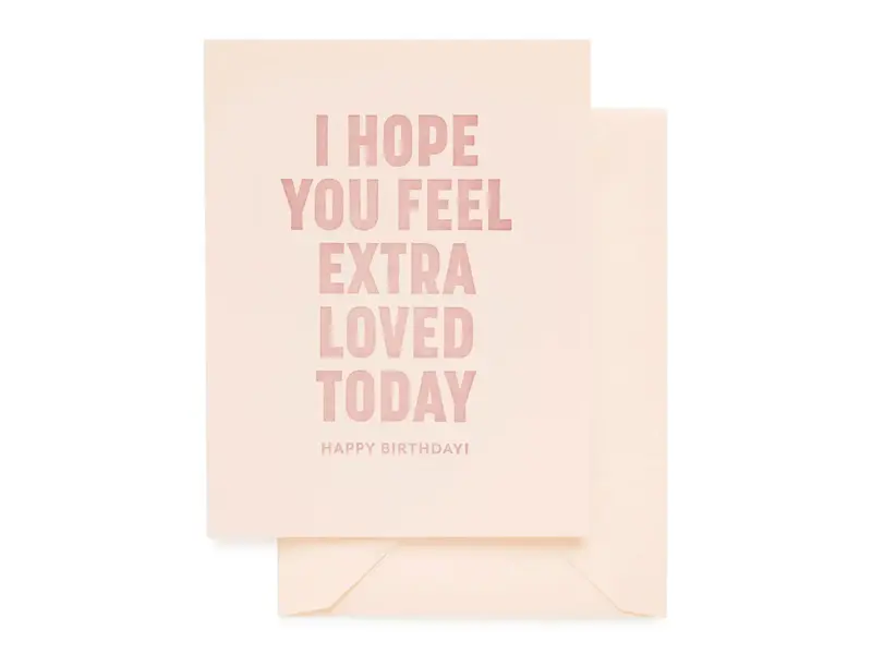 Sugar Paper Extra Loved Birthday