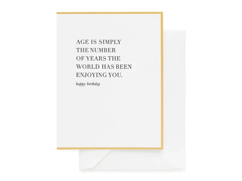 Sugar Paper The Number of Years