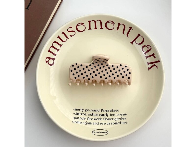 SoapElenGlen Classic Polka Dot Pattern Hair Clip