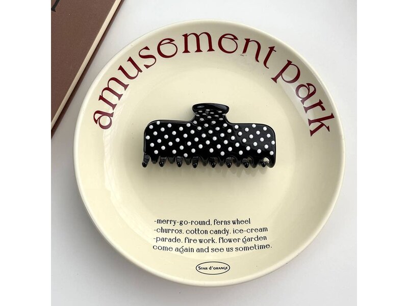 SoapElenGlen Classic Polka Dot Pattern Hair Clip