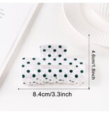 SoapElenGlen Classic Polka Dot Square Hair Claw