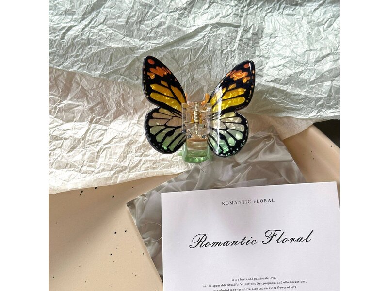 SoapElenGlen Colorful Butterfly Claw Clip