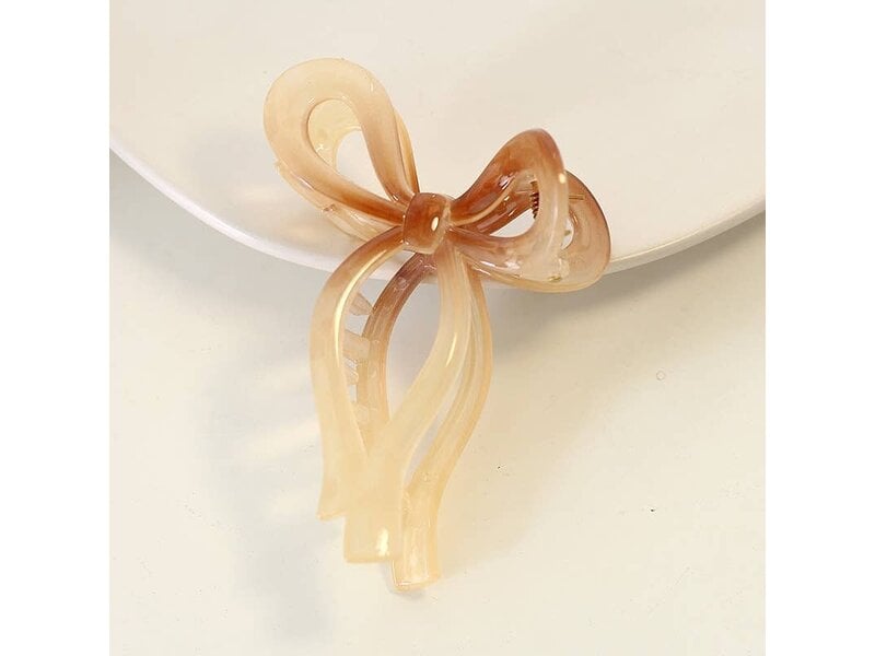 SoapElenGlen Gradient Jelly Color Bow Hair Claw