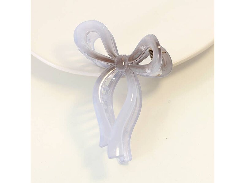 SoapElenGlen Gradient Jelly Color Bow Hair Claw