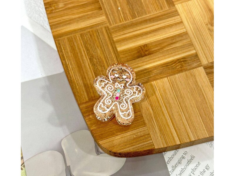 SoapElenGlen Mini Glitter Christmas Hair Claw Clips