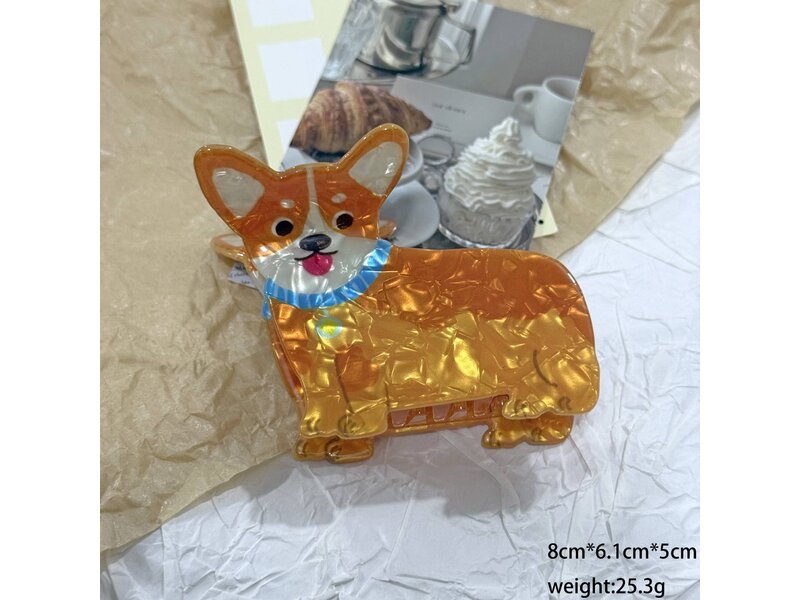 SoapElenGlen Corgi Hair Clip