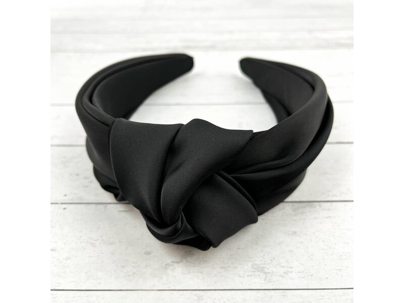 SoapElenGlen Solid Satin Wide Headband