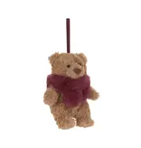 JellyCat Inc Bartholomew Bear Winter Warmer Decoration