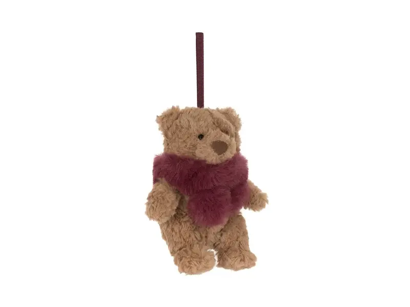 JellyCat Inc Bartholomew Bear Winter Warmer Decoration