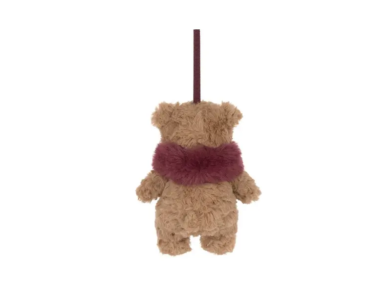 JellyCat Inc Bartholomew Bear Winter Warmer Decoration