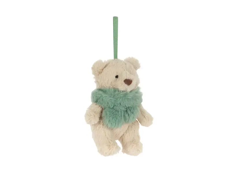 JellyCat Inc Bartholomew Bear Jr. Winter Warmer Decoration