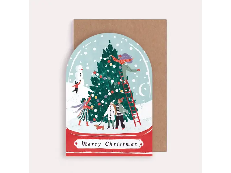 Sister Paper Co. Snowglobe Christmas Card