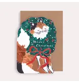 Sister Paper Co. Cat Meowy Christmas Card