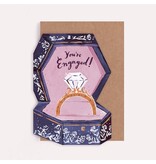Sister Paper Co. Engagement Ring Box Card | Engagement & Wedding Cards