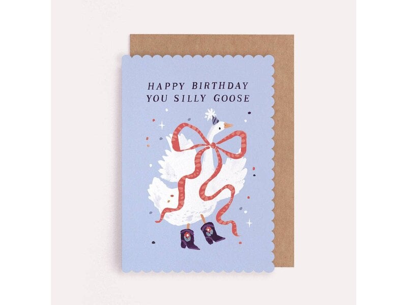 Sister Paper Co. Silly Goose Birthday Card | Funny Birthday Cards