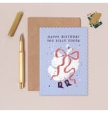 Sister Paper Co. Silly Goose Birthday Card | Funny Birthday Cards