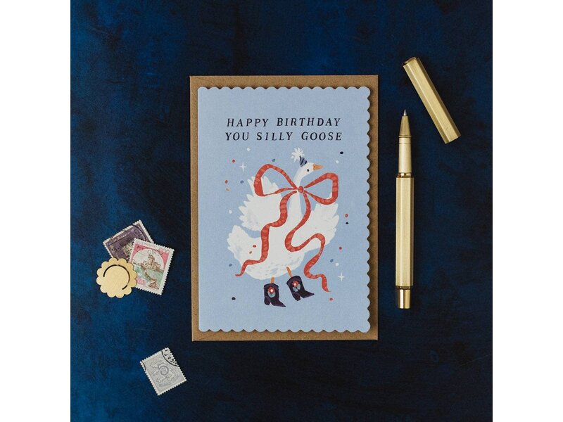 Sister Paper Co. Silly Goose Birthday Card | Funny Birthday Cards