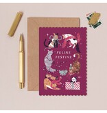 Sister Paper Co. Feline Festive Cats Christmas Card