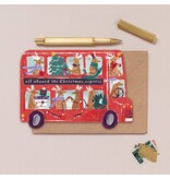 Sister Paper Co. Reindeer Bus Christmas Card