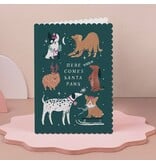 Sister Paper Co. Santa Paws Dogs Christmas Card