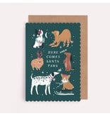 Sister Paper Co. Santa Paws Dogs Christmas Card