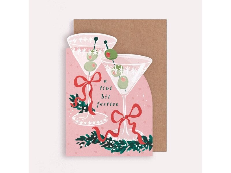 Sister Paper Co. Tini Bit Festive Christmas Card