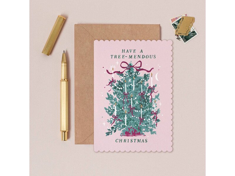 Sister Paper Co. Tree-mendous Christmas Card