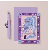 Sister Paper Co. Cat Purrfect Birthday Card | Cat Lover Birthday Cards