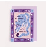 Sister Paper Co. Cat Purrfect Birthday Card | Cat Lover Birthday Cards