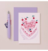 Sister Paper Co. Kitsch Cake Birthday Card | Female Birthday Cards | Birthday
