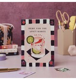 Sister Paper Co. Spicy Margarita Birthday Card | Cocktails Birthday Cards